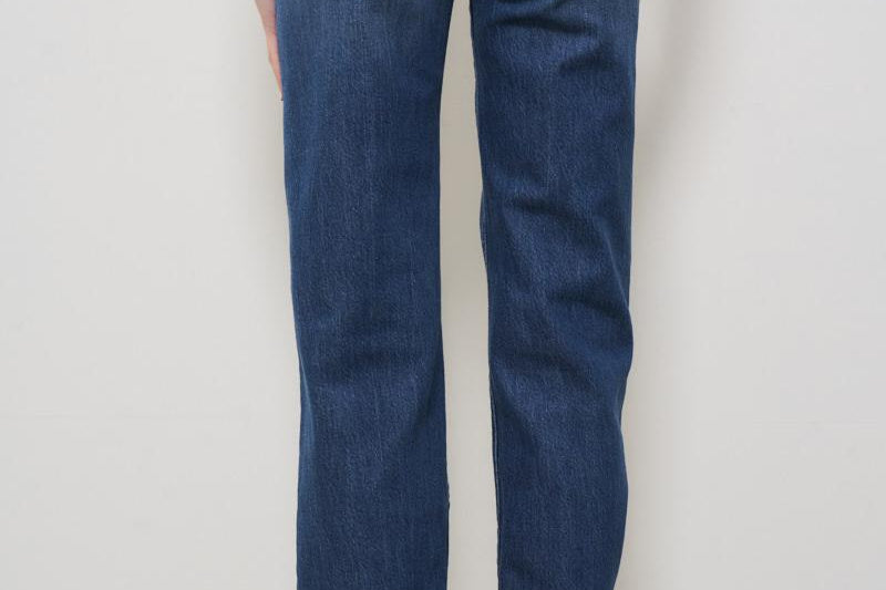 Jeans donna in denim scuro 109471296 WCH MOTHER 
