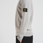 Maglia uomo girocollo grigio chiaro 5100072 S00A3V0M64 STONE ISLAND 