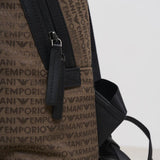Zaino uomo marrone e nero EM001209 AF13823U6195 EMPORIO ARMANI 