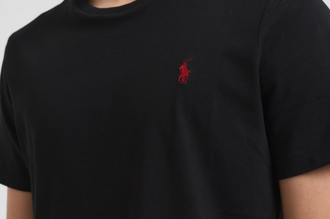 T-shirt uomo girocollo nera 710680785 001 RALPH LAUREN 