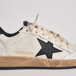 Sneakers donna Ball Star bianca e nera GWF00117 F00377110283 GOLDEN GOOSE 