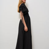 Abito donna lungo nero AD2613O 2002 ALPHA STUDIO 