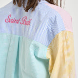 Camicia donna a righe multicolor CYS0001 MIX MC2 SAINT BARTH 