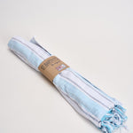 Telo mare Foutas Light celeste e bianco FOUL002 3345 MC2 SAINT BARTH 