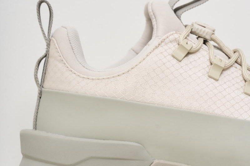 Sneakers uomo Glenclyffe bianco e grigio NF0A817B 6S41 THE NORTH FACE 