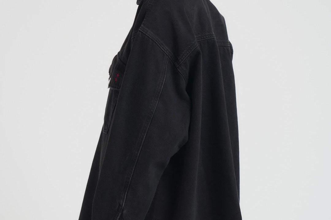 Camicia donna denim nero NOA GRAPHITE ICON DENIM 