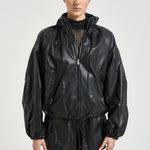 Giacca donna Neela in ecopelle nera VE0604FA D1B03E01BK MARANT ETOILE 