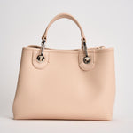 Borsa a mano donna in pelle rosa cipria EW000361 AF12036M1332 EMPORIO ARMANI 