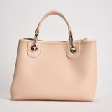 Borsa a mano donna in pelle rosa cipria EW000361 AF12036M1332 EMPORIO ARMANI 