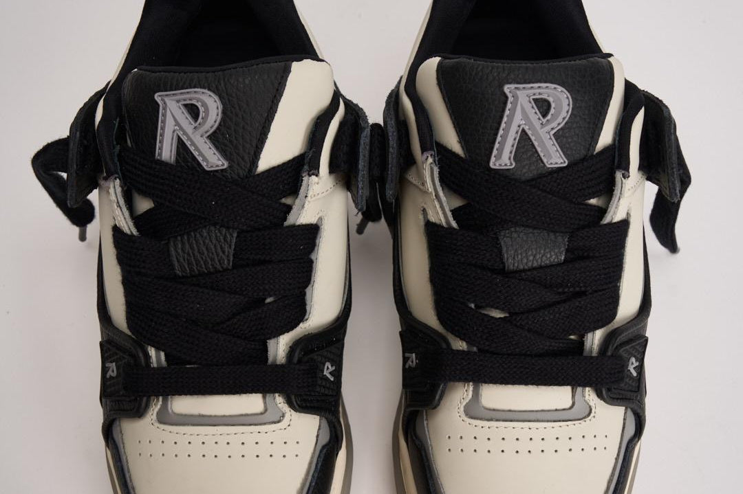 Sneakers uomo Studio bianca e nera 9754 037BLACKVINTAGEWHITE REPRESENT 