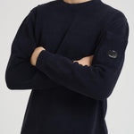 Maglia uomo girocollo blu 19CMKN017A 005558G888 CP COMPANY 