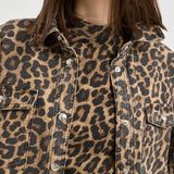 Giacca donna Paxton animalier 12096 MTL59BLACKLEOPARD ANINE BING 