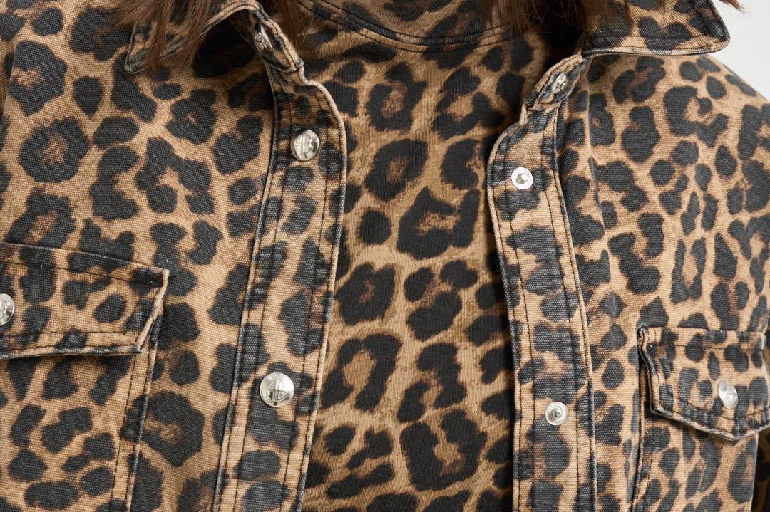 Giacca donna Paxton animalier 12096 MTL59BLACKLEOPARD ANINE BING 