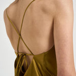 Abito donna lungo oro 626SS6809S GOLDEN DANAME 