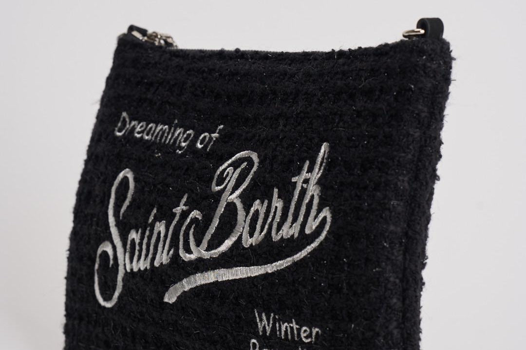 Pochette donna Parisienne Tweed nero PARISIENNE TWEED00 MC2 SAINT BARTH 