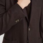 Giacca uomo monopetto marrone GL7297MF 293858F SANTANIELLO 