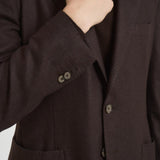 Giacca uomo monopetto marrone GL7297MF 293858F SANTANIELLO 