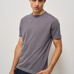 T-shirt uomo girocollo grigio K102821 496 KANGRA 