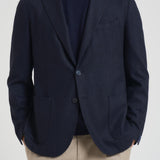 Giacca uomo monopetto blu scuro GL7297MF 293879B SANTANIELLO 