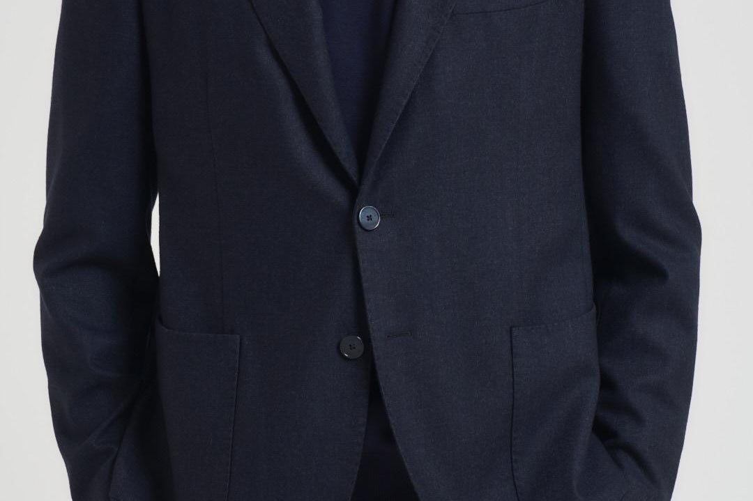 Giacca uomo monopetto blu scuro GL7297MF 293879B SANTANIELLO 