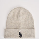 Berretto uomo grigio in cotone pettinato 710886138 014 RALPH LAUREN 
