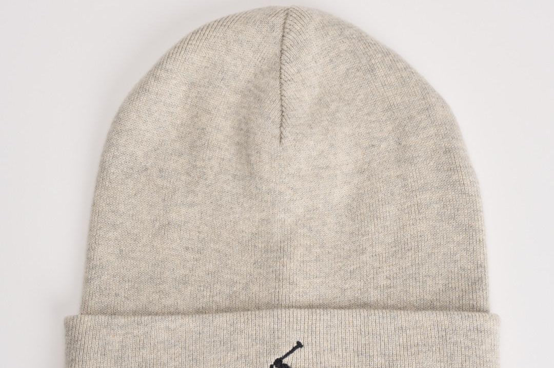 Berretto uomo grigio in cotone pettinato 710886138 014 RALPH LAUREN 