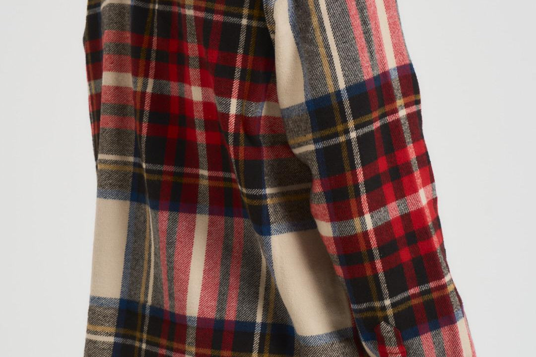 Camicia uomo in flanella a quadri rossa 710981126 001 RALPH LAUREN 