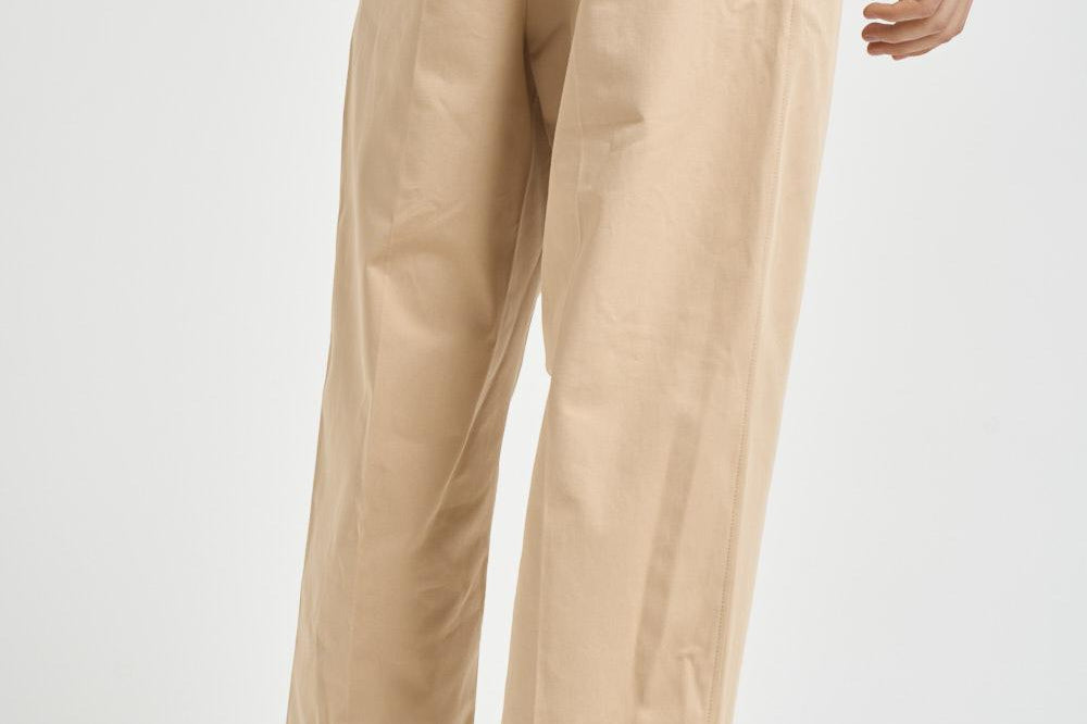 Pantalone uomo doppia pinces beige BP192 CO214BG DROLE DE MONSIEUR 