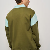 Polo uomo verde e celeste PL154 CO127LKK DROLE DE MONSIEUR 