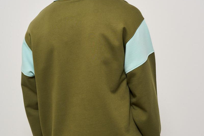 Polo uomo verde e celeste PL154 CO127LKK DROLE DE MONSIEUR 