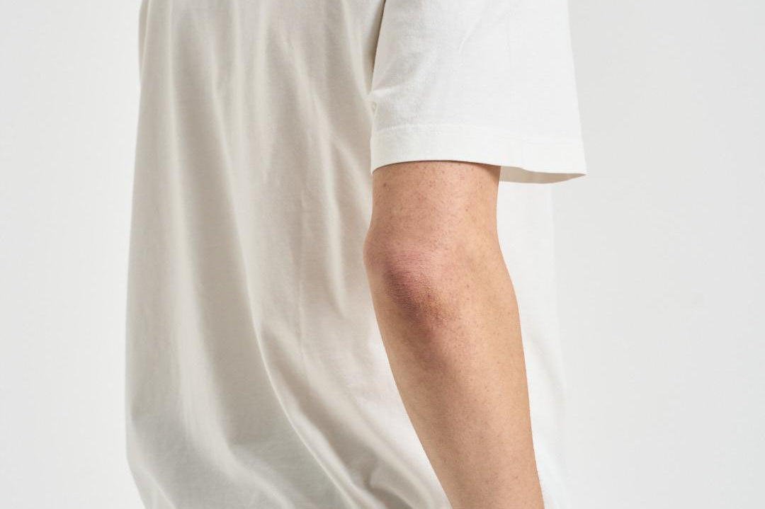 T-shirt uomo girocollo bianca GMP01220 P00238010363 GOLDEN GOOSE 