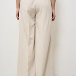 Pantalone donna beige palazzo NINA UB1754CHALK BERWICH 