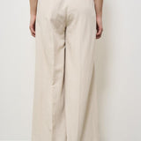 Pantalone donna beige palazzo NINA UB1754CHALK BERWICH 