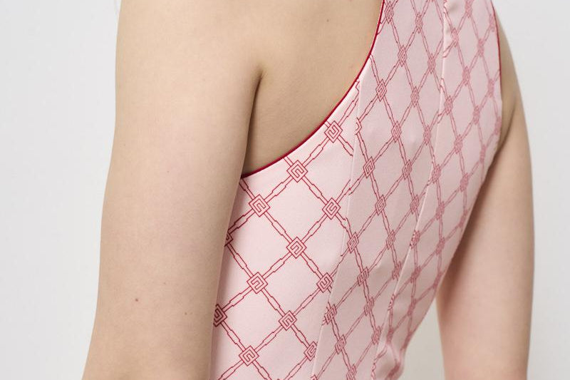 Abito mini donna rosa ABS55 DJ2 ELISABETTA FRANCHI 