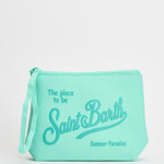 Pochette donna Aline verde acqua ALINE 08379L MC2 SAINT BARTH 