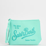 Pochette donna Aline verde acqua ALINE 08379L MC2 SAINT BARTH 