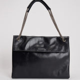Borsa donna Venus Gotham Large a spalla in pelle lucida nera B02212GOT NERO ORCIANI 