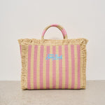Borsa donna Colette in rafia a righe COLETTESTR 00188H MC2 SAINT BARTH 