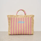 Borsa donna Colette in rafia a righe COLETTESTR 00188H MC2 SAINT BARTH 