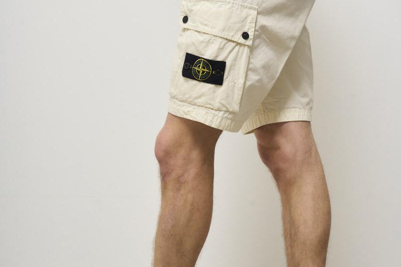 Bermuda uomo cargo panna L100011 S00WAV0193 STONE ISLAND 