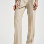 Pantaloni donna Linda beige Y6SI34 V62 SEMICOUTURE 