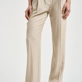 Pantaloni donna Linda beige Y6SI34 V62 SEMICOUTURE 