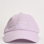 Cappellino uomo lilla con ricamo CP151 CO138LAVANDA DROLE DE MONSIEUR 