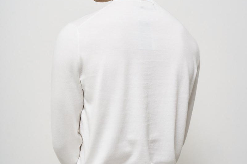 Maglia uomo girocollo bianca 710890558 506 RALPH LAUREN 
