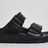Sandalo arizona in gomma donna 129423 BLACK BIRKENSTOCK 