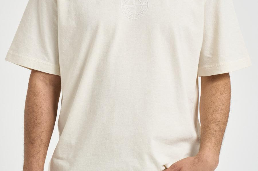 T-shirt uomo con stampa bianca 2100001 S0E14V0093 STONE ISLAND 