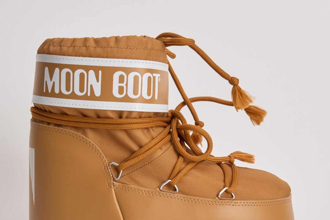 Stivale donna da neve cammello in nylon 1409340 M008COGNAC MOON BOOT 