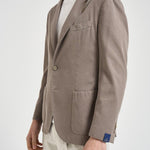 Giacca uomo monopetto tortora GL797MF 102595 SANTANIELLO 