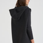 Capospalla a gilet con cappuccio in lana donna D410577 LEAK020ANTRACITE P.a.r.o.s.h. 