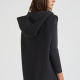 Capospalla a gilet con cappuccio in lana donna D410577 LEAK020ANTRACITE P.a.r.o.s.h. 